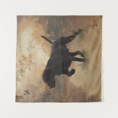 Deutscher Kurzläufer bereit zur Jagd auf Geschenkb Wandteppich (Vorderseite)