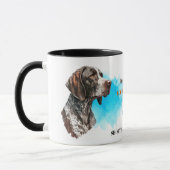 Deutscher Kurzläufer-Freundin Pointer Dog Loyal Tasse (Links)