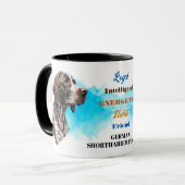 Deutscher Kurzläufer-Freundin Pointer Dog Loyal Tasse (Vorderseite Links)