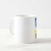 Deutscher Kurzläufer-Pop Kaffeetasse (Vorderseite Links)