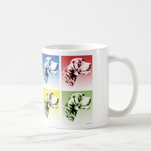 Deutscher Kurzläufer-Pop Kaffeetasse (Rechts)
