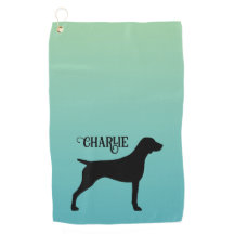 Deutscher Kurzläufer-Silhouette-Individuelle Name