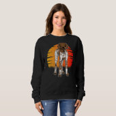 Deutscher Kurzpointer Gsp Sunset Sweatshirt (Vorne ganz)