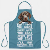 Deutscher Kurzpointer jeden Snack, den Sie machen Schürze (Vorderseite)