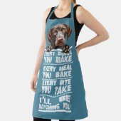 Deutscher Kurzpointer jeden Snack, den Sie machen Schürze (InSitu)