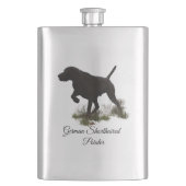 Deutscher Kurzpult Flachmann (Vorderseite)