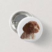 Deutscher Kurzschwanz-Welpe Button (Vorne & Hinten)
