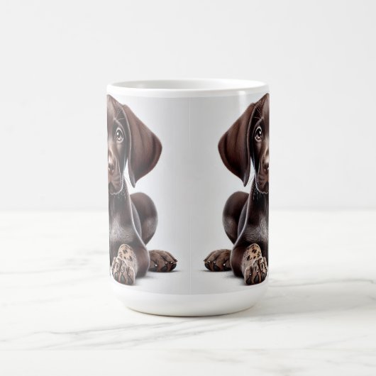 Deutscher Kurzschwanz-Welpe Kaffeetasse (Mittel)