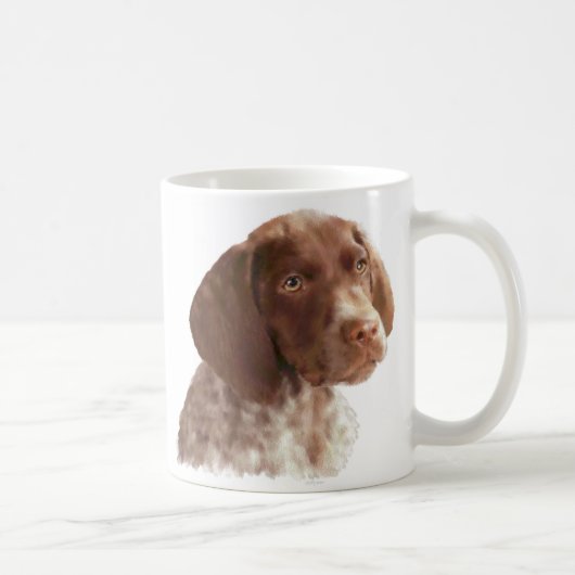 Deutscher Kurzschwanz-Welpe Kaffeetasse (Rechts)
