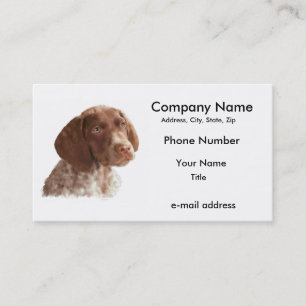 Deutscher Kurzschwanz-Welpe Visitenkarte