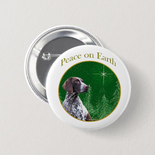 Deutscher Kurzstreckenfrieden Button (Vorne & Hinten)