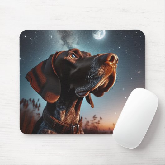 Deutscher Kurzstreckenläufer Mousepad (Mit Mouse)
