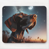 Deutscher Kurzstreckenläufer Mousepad (Vorne)