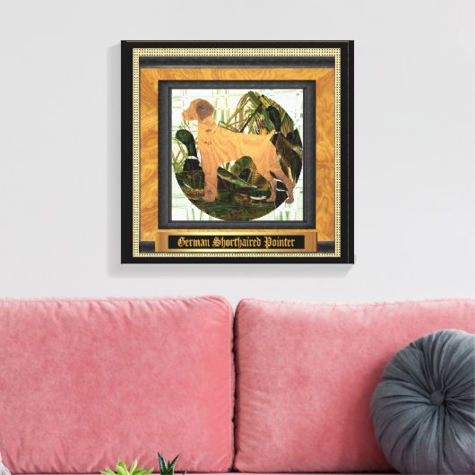 Deutscher Kurzstreckensport Leinwanddruck (Insitu (Wohnzimmer))