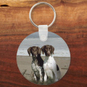 Deutscher Kurzzeiger am Schlüsselanhänger (Vorderseite)