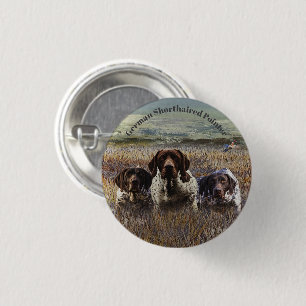 Deutscher Kurzzeiger Button