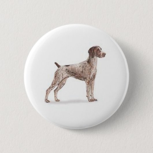 Deutscher Kurzzeiger Button (Vorderseite)