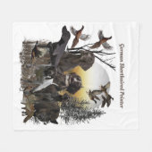 Deutscher Kurzzeiger Fleecedecke (Vorderseite (Horizontal))