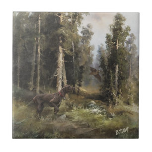 Deutscher Kurzzeiger Fliese