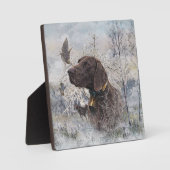 Deutscher Kurzzeiger Fotoplatte (Vorderseite)