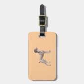 Deutscher Kurzzeiger Gepäckanhänger (Vorderseite vertikal)