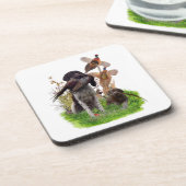 Deutscher Kurzzeiger Getränkeuntersetzer (Linke Seite)