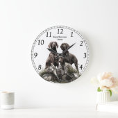 Deutscher Kurzzeiger Große Wanduhr (Zuhause)