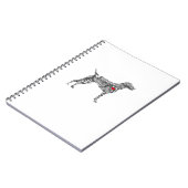 Deutscher Kurzzeiger GSP Hund Mama I Liebe hören Notizblock (Linke Seite)