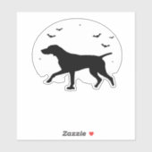 Deutscher Kurzzeiger � Halloween-Si Aufkleber (Blatt)