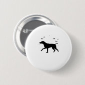 Deutscher Kurzzeiger � Halloween-Si Button (Vorne & Hinten)