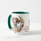 Deutscher Kurzzeiger-Herbstfeuer Tasse (Vorderseite Links)