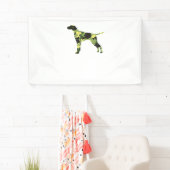 Deutscher Kurzzeiger _ Hund Camouflage Silhouette Banner (Insitu)