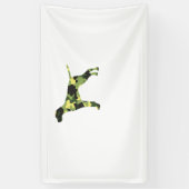 Deutscher Kurzzeiger _ Hund Camouflage Silhouette Banner (Vertikal)