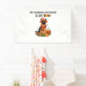 Deutscher Kurzzeiger Hund - Halloween Moon Si Banner (Insitu)
