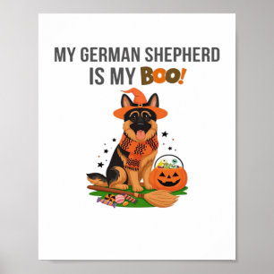 Deutscher Kurzzeiger Hund - Halloween Moon Si Poster