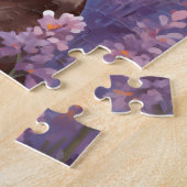 Deutscher Kurzzeiger im Lavendelfeld Puzzle (Seite)