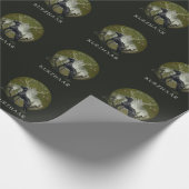 Deutscher Kurzzeiger , Jagdlogo Geschenkpapier (Ecke)