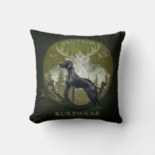 Deutscher Kurzzeiger , Jagdlogo Kissen