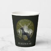 Deutscher Kurzzeiger , Jagdlogo Pappbecher (Vorderseite)