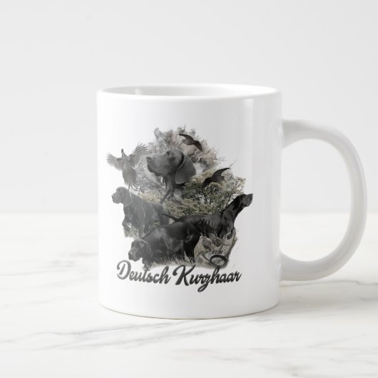 Deutscher Kurzzeiger Jumbo-Tasse (Rechts)