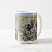 Deutscher Kurzzeiger Kaffeetasse (VorderseiteRechts)