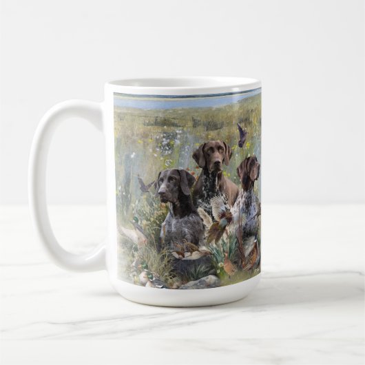 Deutscher Kurzzeiger Kaffeetasse (Links)