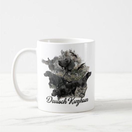 Deutscher Kurzzeiger Kaffeetasse (Links)