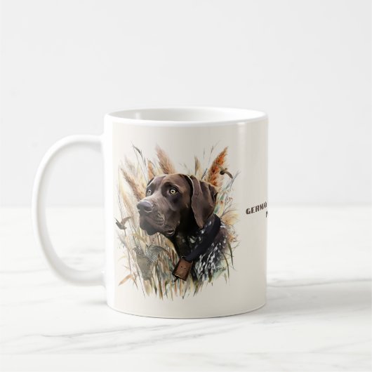 Deutscher Kurzzeiger Kaffeetasse (Links)