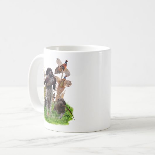 Deutscher Kurzzeiger Kaffeetasse (Vorderseite Links)