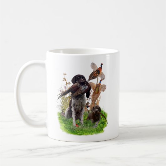 Deutscher Kurzzeiger Kaffeetasse (Links)
