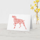 Deutscher Kurzzeiger Karte (Gelbe Blume)