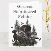 Deutscher Kurzzeiger Karte (Gelbe Blume)