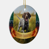 Deutscher Kurzzeiger Keramik Ornament (Rechts)