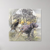 Deutscher Kurzzeiger Leinwanddruck (Vorderseite)